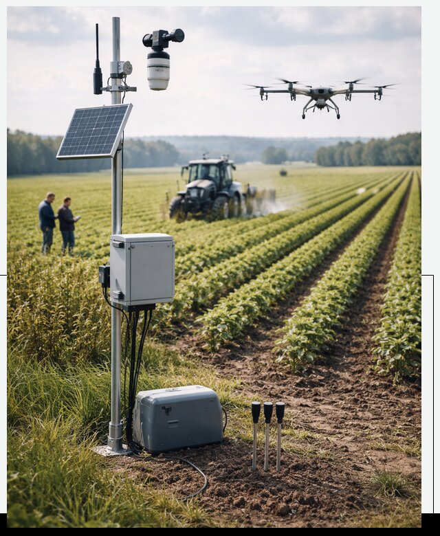 Разработка IoT мониторинга полей в Елизове от 8609 р. | АвикейЛзв